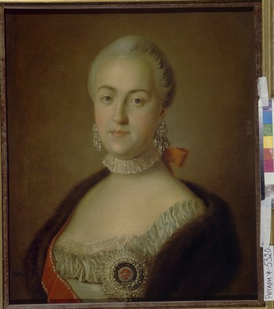 Portrait of Grand Duchess Yekaterina Alexeyevna by Pietro Antonio Rotari