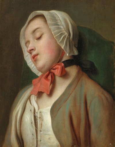 Sleeping Young Woman by Pietro Antonio Rotari