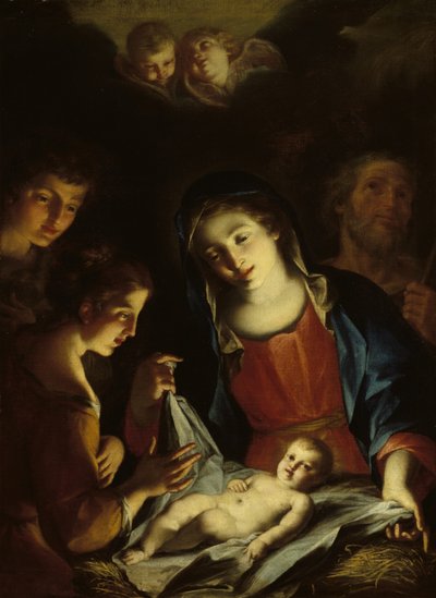 The Madonna Adoring the Infant Christ by Pietro Antonio Rotari