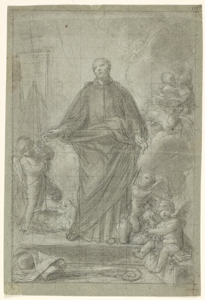 St Cajetan of Thiene (?) surrounded by putti by Pietro Antonio de Pietri