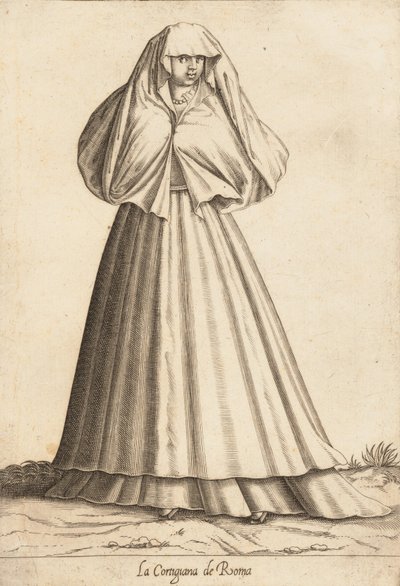 The Courtesan of Rome by Pietro Bertelli.