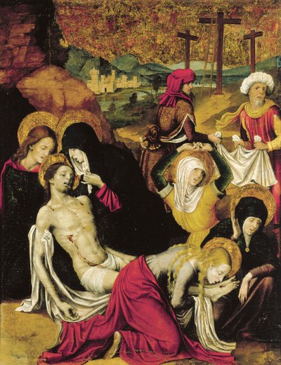 Deposition of Christ, or Pieta of Tangier by Pietro Cavaro