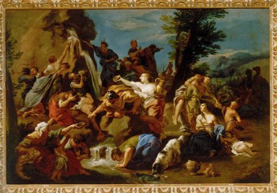 Moses Striking the Rock in the Desert by Pietro Dandini