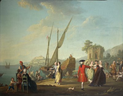 Minuet at Baia, by Pietro Fabris by Pietro Fabris