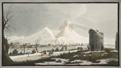 Vesuvius in Snow, plate V from 