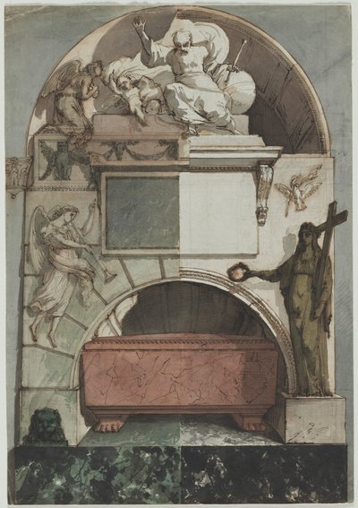 Design for a Fresco of an Artist
