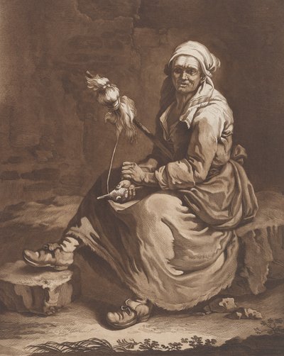The Old Working Woman by Pietro Jacopo Palmieri
