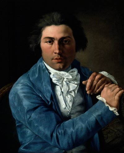 Portrait of the Architect Giuseppe Valadier, c. 1795 by Pietro Labruzzi
