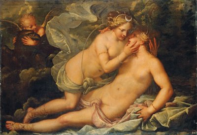 Jupiter in the Guise of Diana and the Nymph Callisto by Pietro Liberi