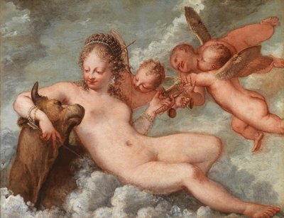 Venus Accompanied by Libra and Taurus by Pietro Liberi