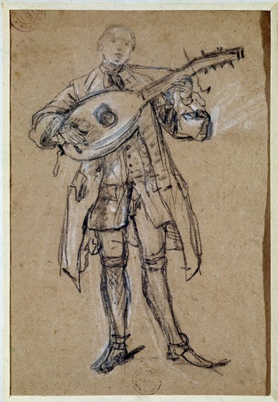 A Guitarist by Pietro Longhi