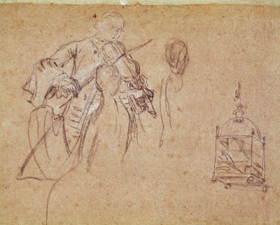 A Violinist by Pietro Longhi