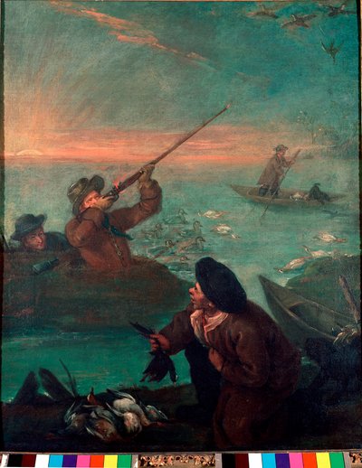 Duck Hunting in the Lagoon by Pietro Longhi