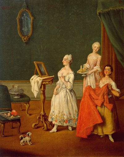 Lady At Her Toilette by Pietro Longhi
