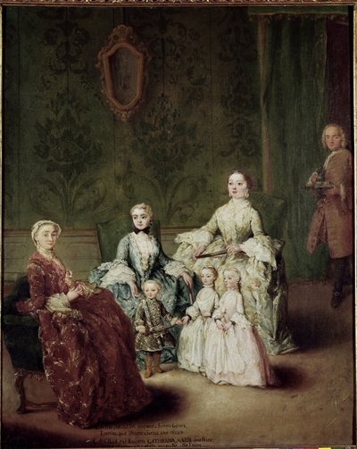 Portrait of the Sagredo Family by Pietro Longhi