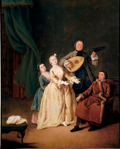 The Family Concert by Pietro Longhi