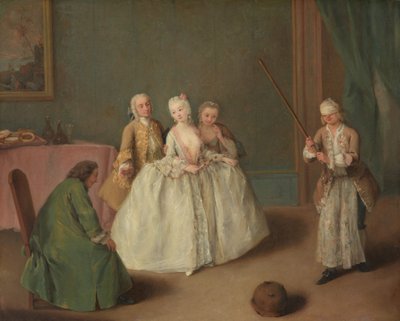 The Game of the Cooking Pot, c.1744 by Pietro Longhi
