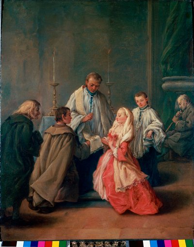 The Sacraments: Wedding Ceremony by Pietro Longhi