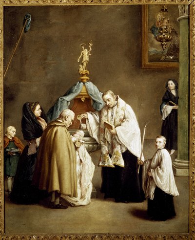 The Baptism by Pietro Longhi