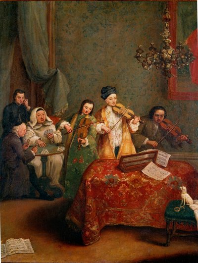 The Concert: A Trio of Violinists by Pietro Longhi