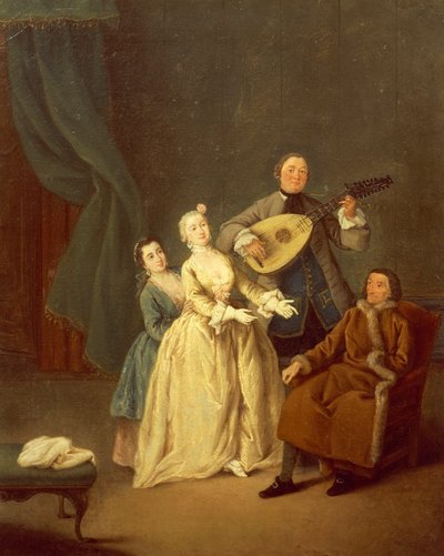 The Concerto or The Family in Concert by Pietro Longhi