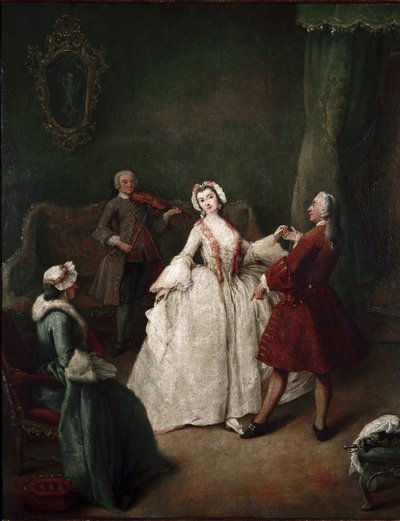 The dance lesson by Pietro Longhi