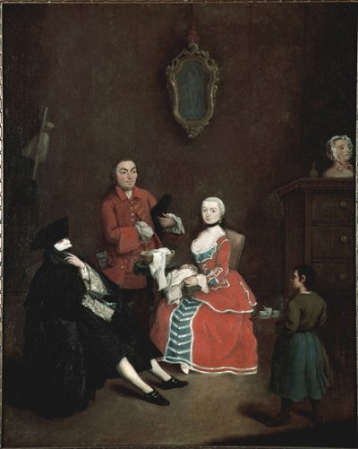 Visit in Bauta Mask by Pietro Longhi