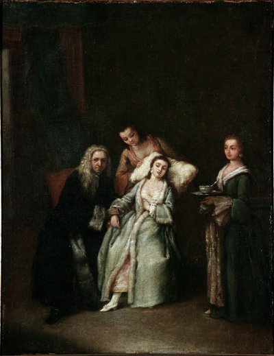 The Sick Woman (1741) by Pietro Longhi