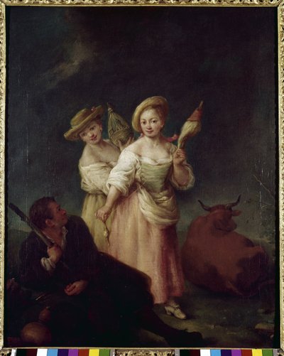 The Spinners by Pietro Longhi