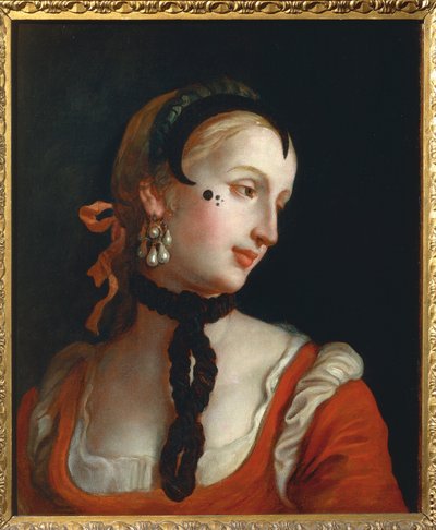 Venice: Woman with a Beauty Spot by Pietro Longhi