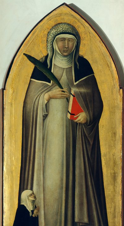 Blessed Humility (detail) by Pietro Lorenzetti