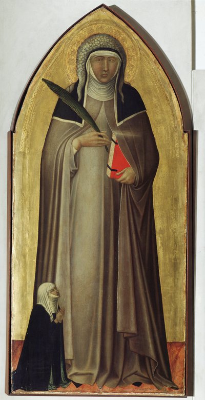 Polyptych of the Life of Beata Umilta (detail) by Pietro Lorenzetti