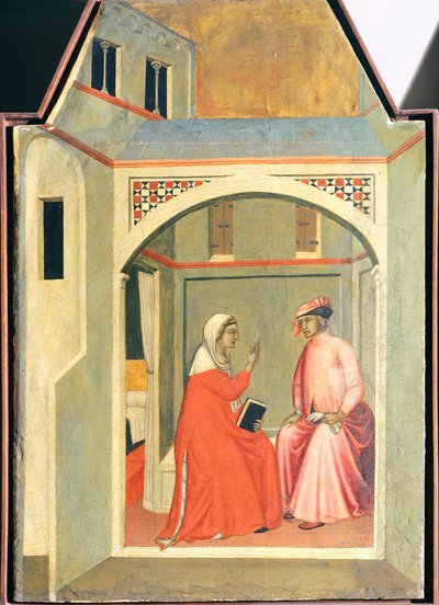 Rosana Separates from Her Husband Ugolotto to Live Holy by Pietro Lorenzetti