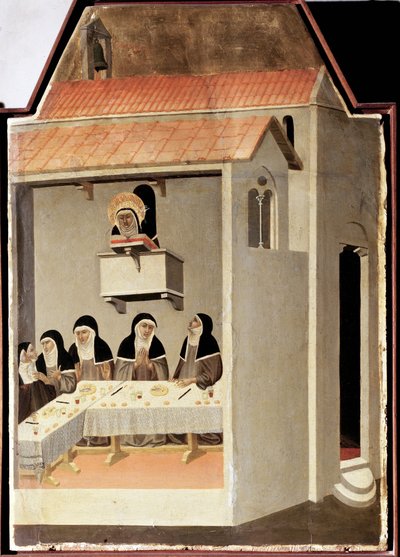 The Illiterate Saint Reads Miraculously by Pietro Lorenzetti