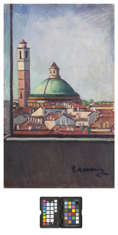 San Carlo Dome in Milan by Pietro Marussig
