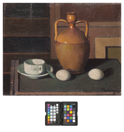 Still Life with Eggs by Pietro Marussig