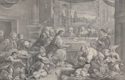 Christ Turning Water into Wine at the Wedding at Cana by Pietro Monaco