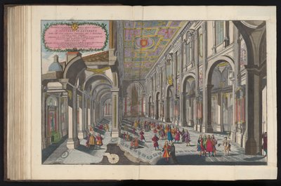 Interior View of the Basilica of Saint John Lateran in Rome by Pietro Paolo Girelli