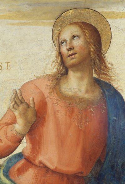 1496-1500, by Perugino, fresco, Audience Hall, Collegio del Cambio, Priors Palace, Perugia, Umbria, Italy by Pietro Perugino