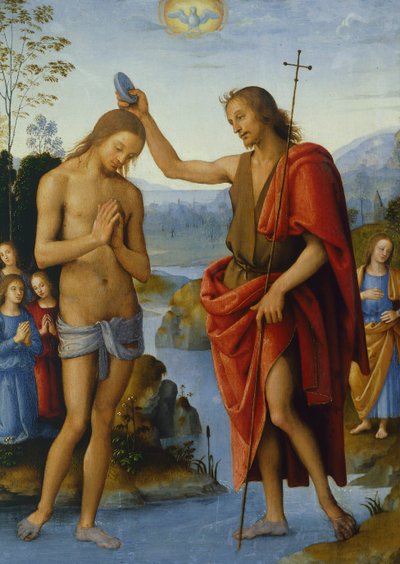 Baptism of Christ by Pietro Perugino