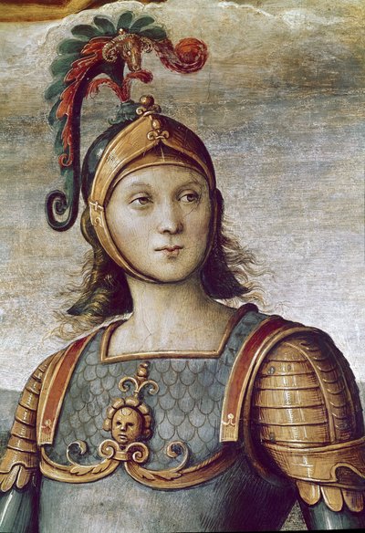 Horatius Cocles (detail of Strength and Temperance) by Pietro Perugino