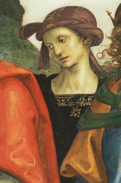 Jeremiah (detail) by Pietro Perugino