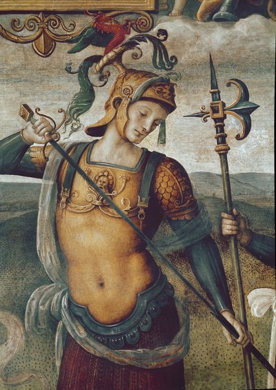 Leonidas I of Sparta (detail) by Pietro Perugino