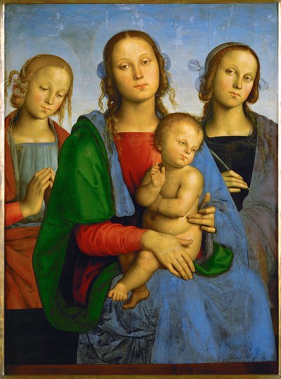 Madonna and Child with Saints Rosa and Catherine by Pietro Perugino