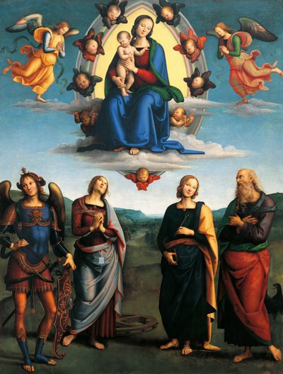 Madonna in Glory by Pietro Perugino