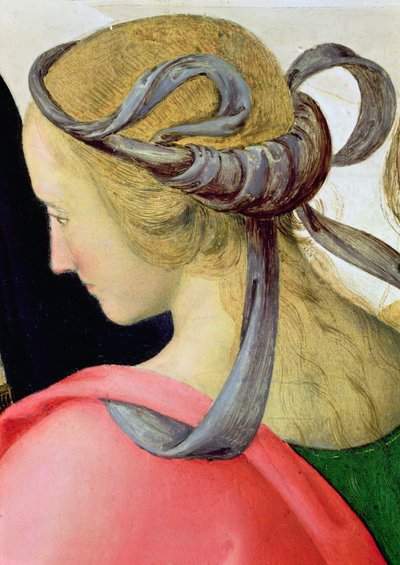 Marriage of the Virgin (detail) by Pietro Perugino