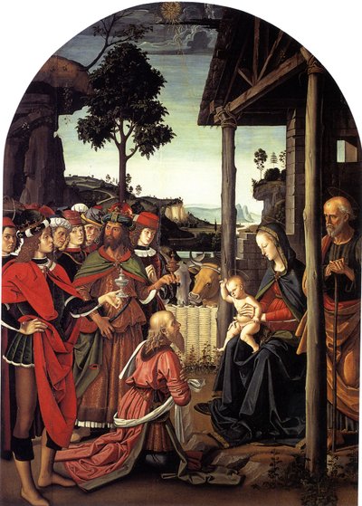 The Adoration of the Magi by Pietro Perugino