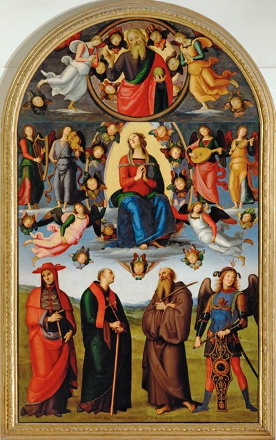 The Assumption of the Virgin by Pietro Perugino