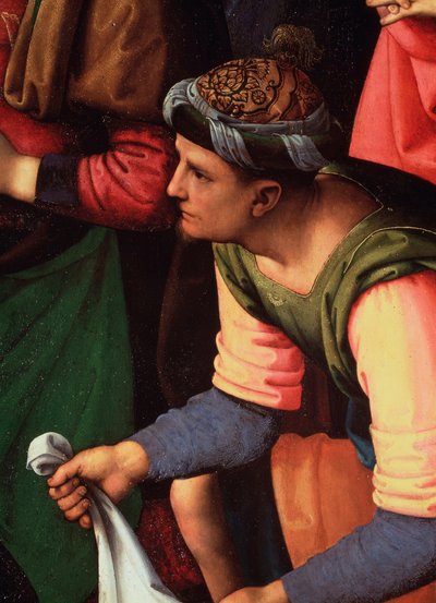 The Deposition or Lamentation on the Death of Christ (detail) by Pietro Perugino
