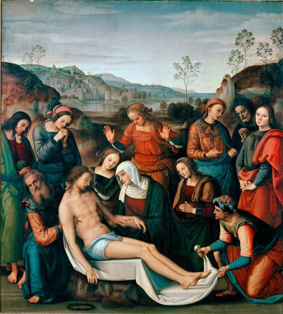 The Deposition or Lamentation on the Death of Christ by Pietro Perugino